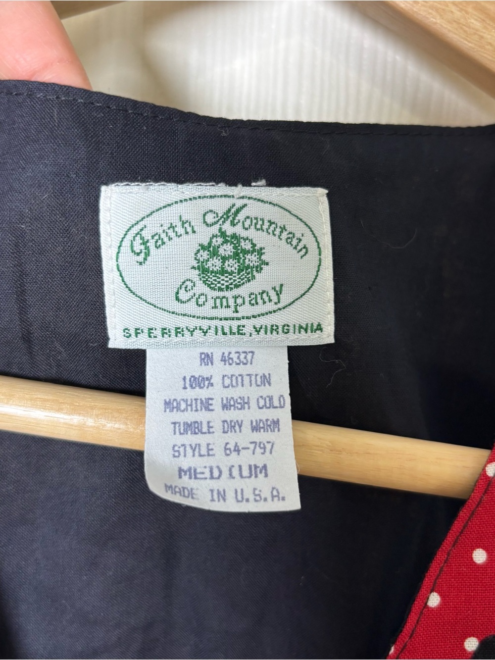 Vintage Faith Mountain Company Cat Lover Vest Women's Small Made USA Grannycore - Picture 3 of 5